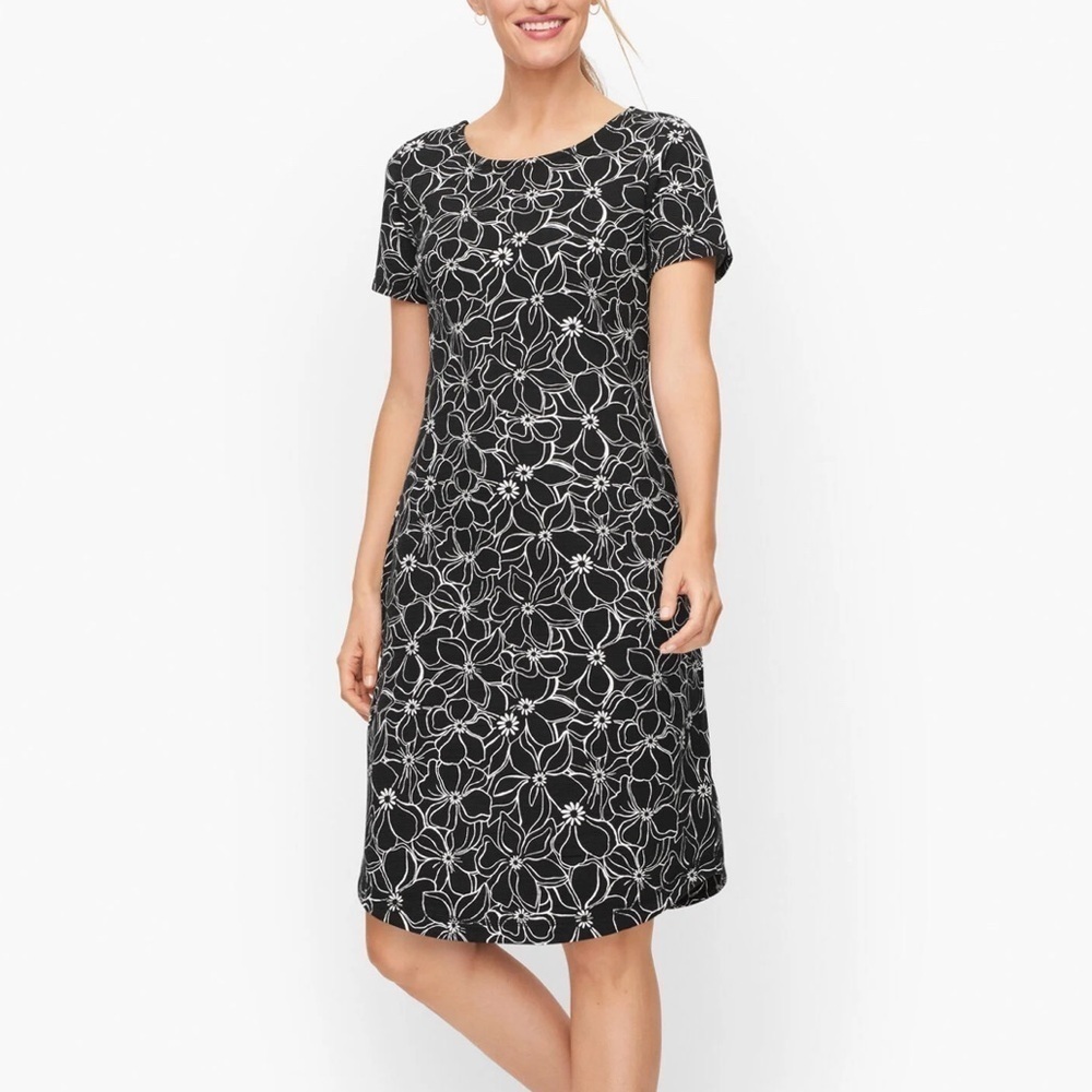 Talbots Women’s Midi Dress Short Sleeve 2XP NWT